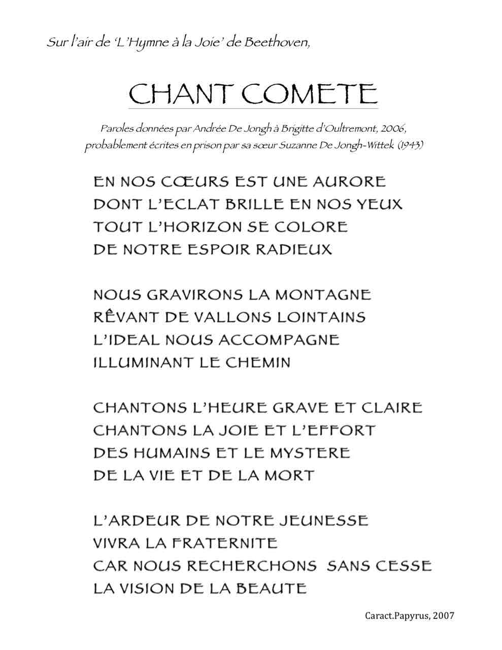 chant