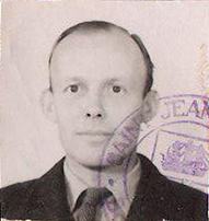 Bill Eddy sur ses faux papiers franais en 1944